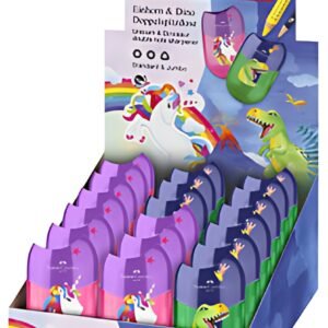 FABER-CASTELL Taille-crayon "Dino/Licorne", en présentoir