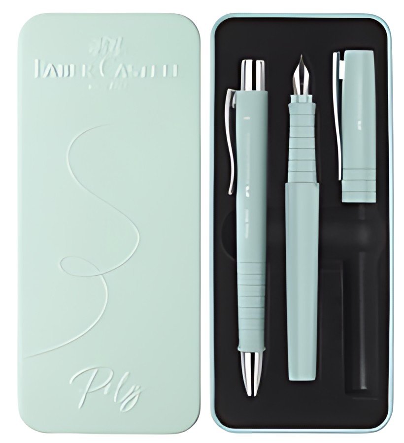 FABER-CASTELL Set de stylos POLY BALL/PEN, caribic blue
