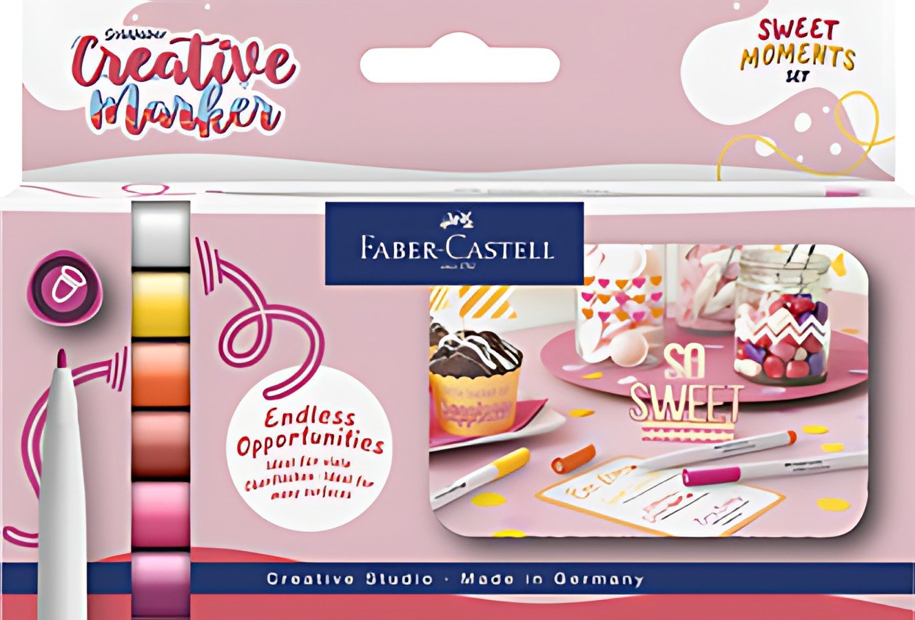 FABER-CASTELL Creative Marker GOLDFABER, étui de 6