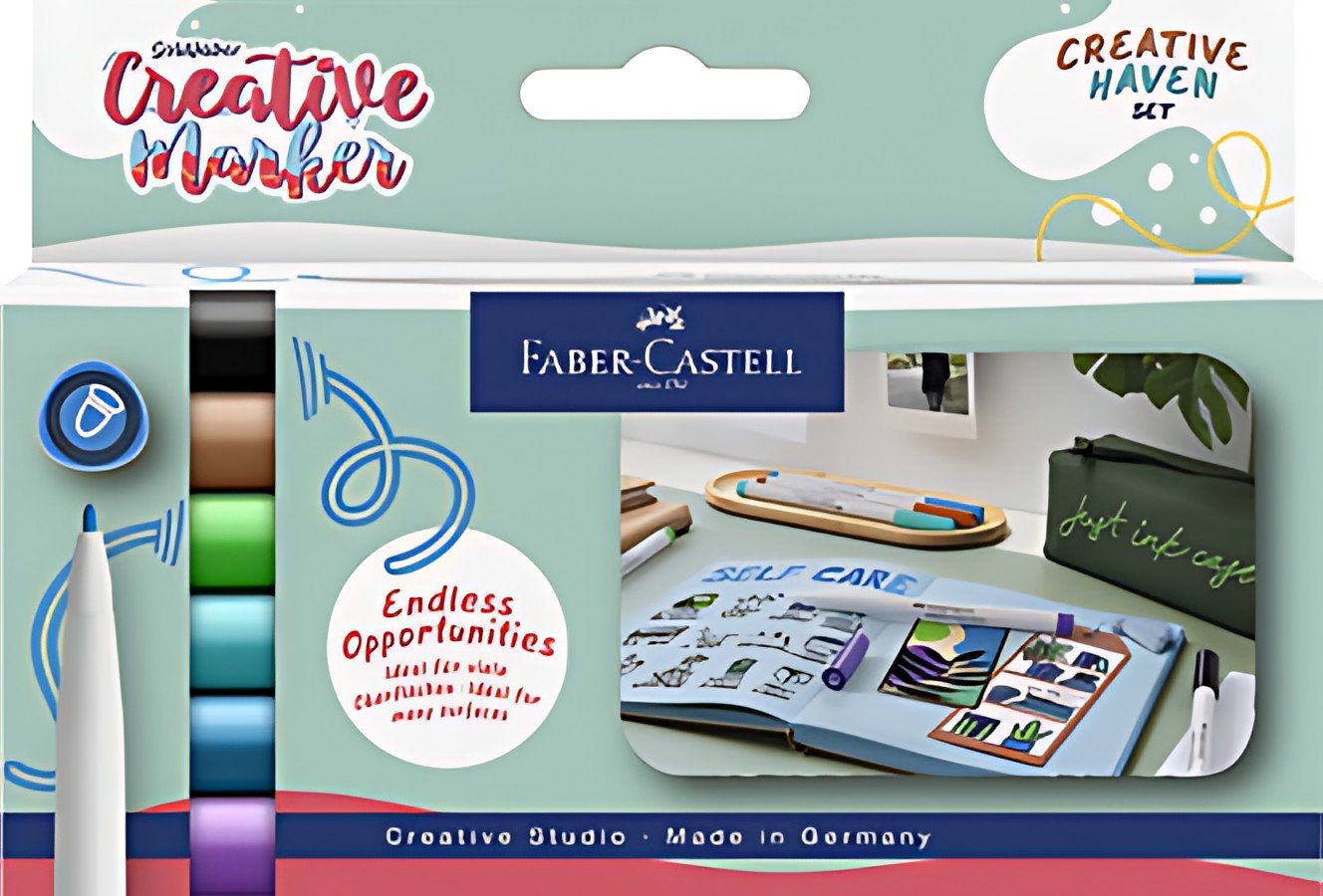 FABER-CASTELL Creative Marker GOLDFABER, étui de 6