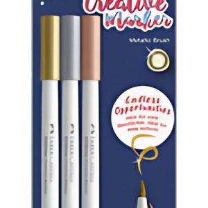 FABER-CASTELL Creative Marker GOLDFABER, blister de 3