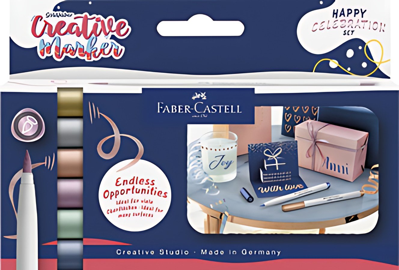 FABER-CASTELL Creative Marker GOLDFABER, étui de 6
