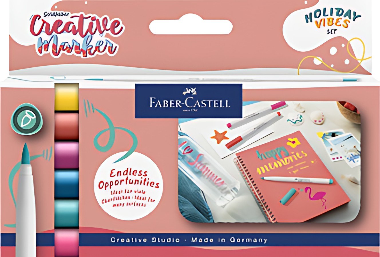 FABER-CASTELL Creative Marker GOLDFABER, étui de 6