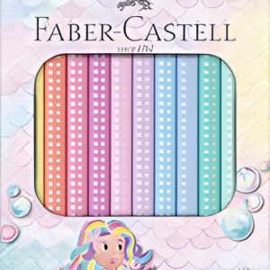 FABER-CASTELL Crayon de couleur Jumbo SPARKLE, étui de 10