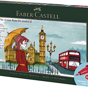 FABER-CASTELL Feutre PITT artist pen, set de 12 London
