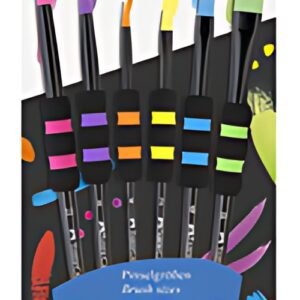 FABER-CASTELL Pinceau à poils synthétiques, set de 6