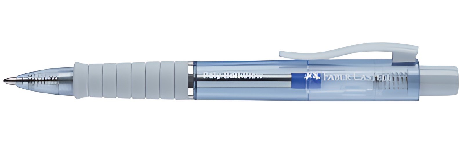 FABER-CASTELL Stylo à bille POLY BALL VIEW, bleu clair