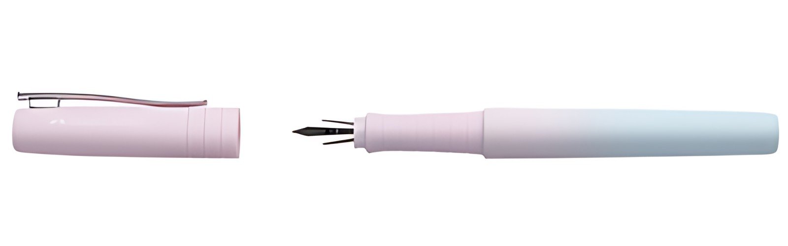 FABER-CASTELL Stylo plume POLY PEN, M, blushing sky