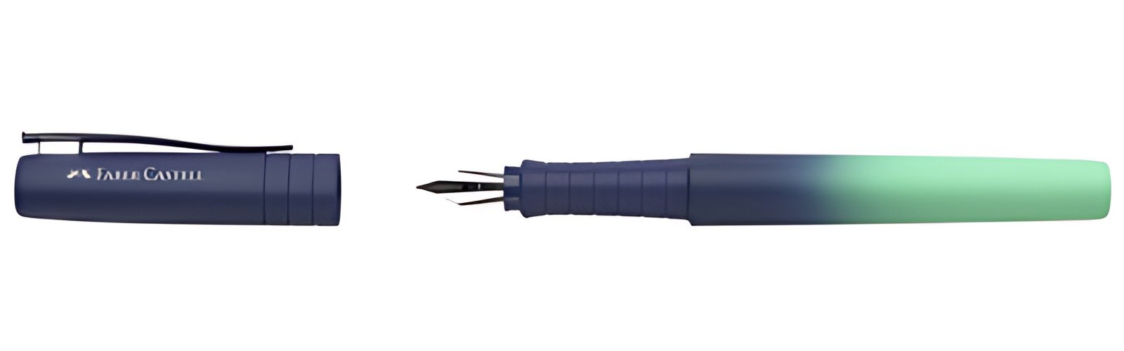 FABER-CASTELL Stylo plume POLY PEN, M, buzzing blue