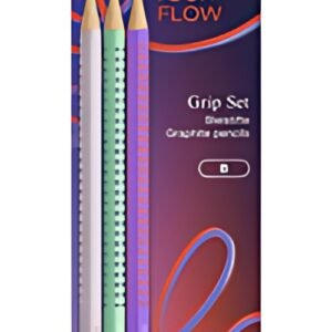 FABER-CASTELL Crayon GRIP 2001 Flow Edition, blister de 3