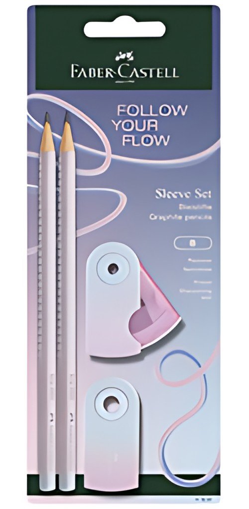 FABER-CASTELL Kit d'écriture GRIP Flow Edition, blushing sky