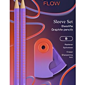FABER-CASTELL Kit d'écriture GRIP Flow Edition, punchy melon