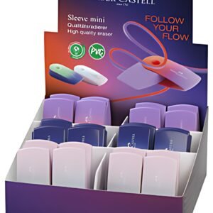 FABER-CASTELL Gomme en plastique SLEEVE MINI Flow Edition