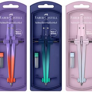 FABER-CASTELL Compas à réglage rapide STREAM Flow Edition