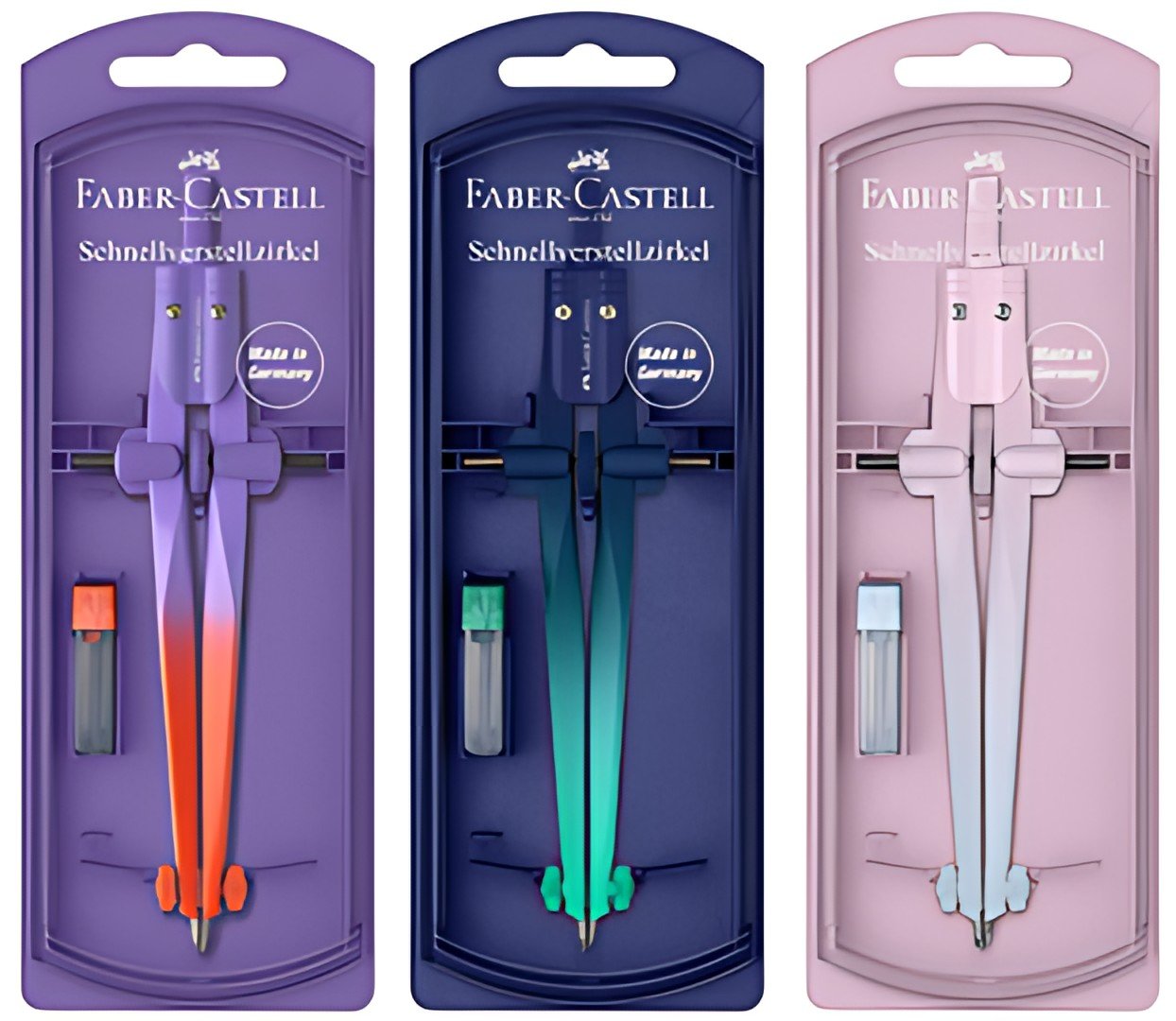 FABER-CASTELL Compas à réglage rapide STREAM Flow Edition