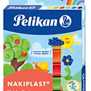 Pelikan Pâte à modeler Nakiplast grande qualité196/7,assorti