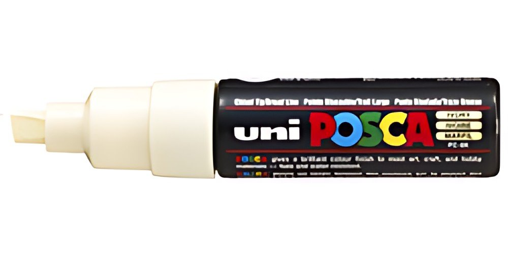 POSCA Marqueur à pigment PC-8K, ivoire