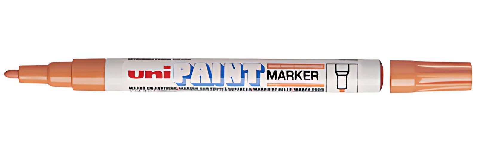 uni-ball Marqueur permanent PAINT PX21, orange