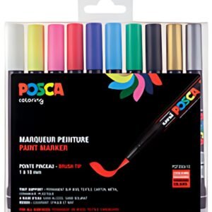 POSCA Marqueur à pigment PCF-350, étui de 10, assorti
