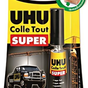 UHU Colle SUPER Strong & Safe, 7 g, sur carte blister