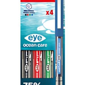 uni-ball Stylo roller eye ocean care 0.7, étui de 4