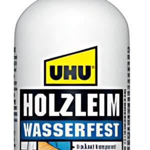 UHU colle à bois étanche D3, sans solvant, bouteille de 75 g