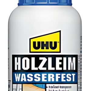 UHU colle à bois étanche D3, sans solvant, bouteille de 250g