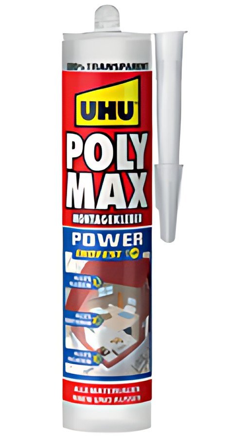 UHU Colle d'étanchéité POLYMAX POWER, transparent, 300 g