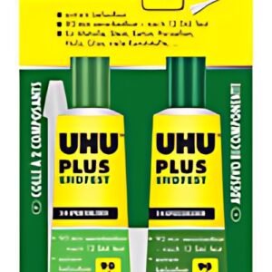 UHU Colle à 2 composants plus endfest, 33 g dans un tube