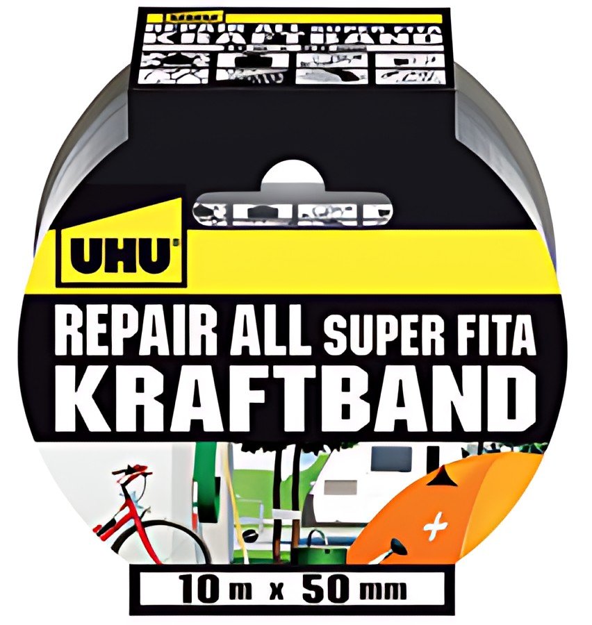 UHU Ruban adhésif blindé Repair all, (l)50 mm x (L)10 m,