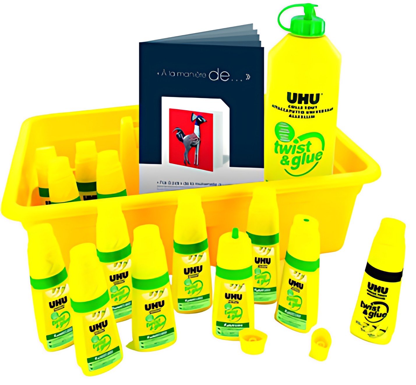 UHU Pack scolaire flacon de colle twist & glue