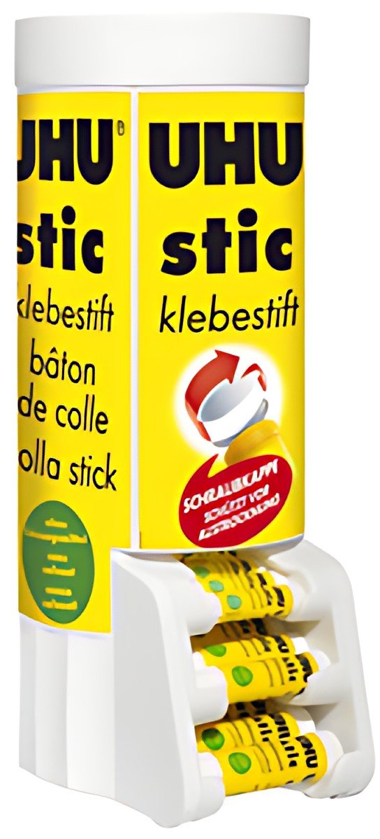 UHU Stic de colle, présentoir tour de 108 pièces