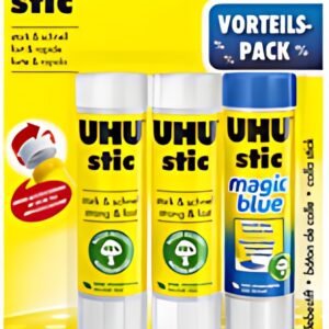 UHU Pack économique Bâtons de colle stic et stic Magic
