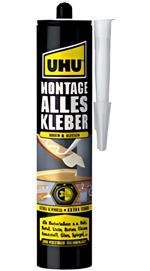 UHU Colle de montage universelle, sans solvant, blanc
