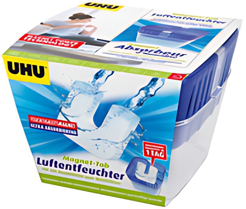 UHU Absorbeur d'humidité à aimant à humidité, 2 x 450 g
