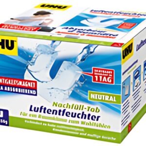 UHU Recharge NEUTRE pour absorbeur d'humidité, 2 x 450 g