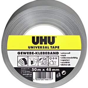 UHU Ruban adhésif toilé universel, 48 mm x 50 m, gris