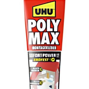 UHU Colle de montage POLYMAX prise immédiate, transparent