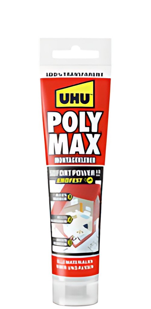 UHU Colle de montage POLYMAX prise immédiate, transparent