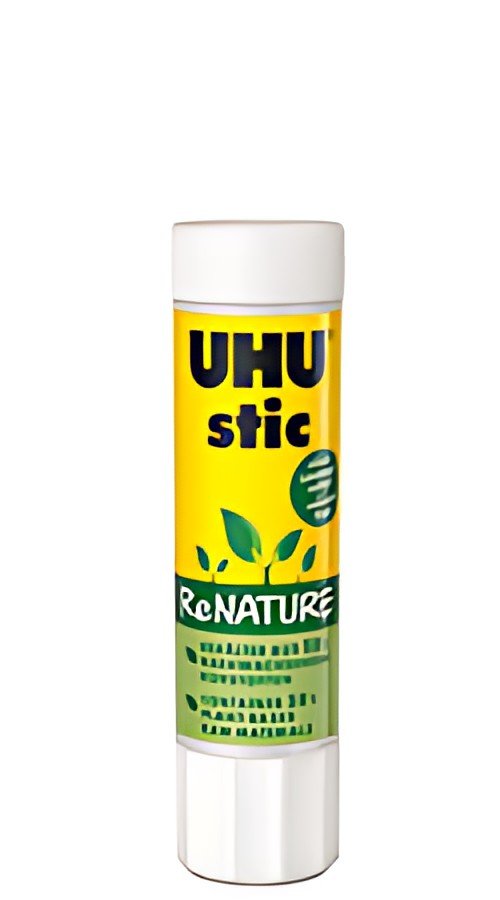 UHU Bâton de colle stic ReNature, sans solvants, 4 x 21 g