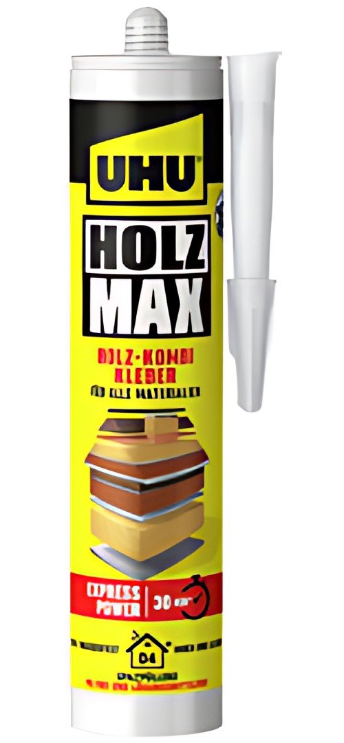 UHU Colle constructions bois HOLZ MAX EXPRESS POWER, 380 g