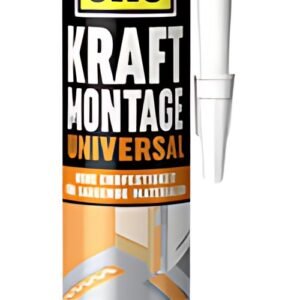UHU Colle de montage KRAFT UNIVERSAL, cartouche 470 g, blanc