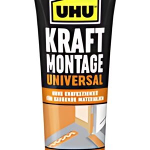 UHU Colle de montage KRAFT UNIVERSAL, tube de 200 g, blanc