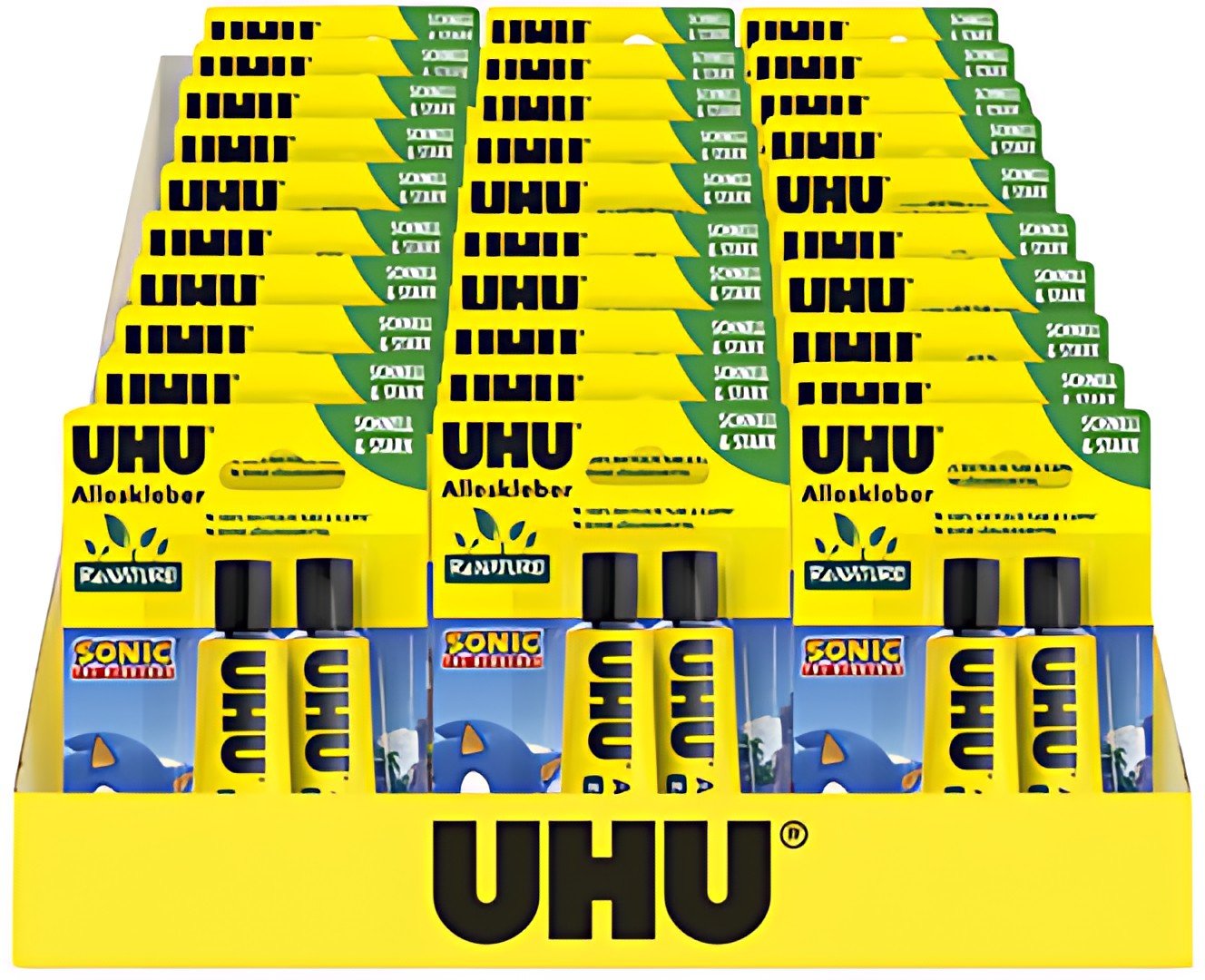 UHU Colle universelle ReNATURE SONIC, présentoir de 30