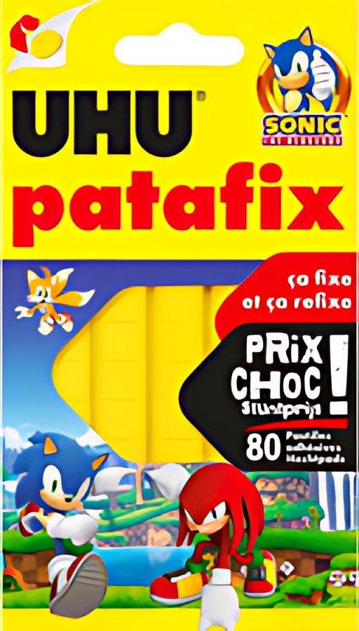 UHU Pâtes adhésives patafix "SONIC", jaune