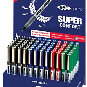 uni-ball Stylo roller eye micro UB150E, présentoir de 72