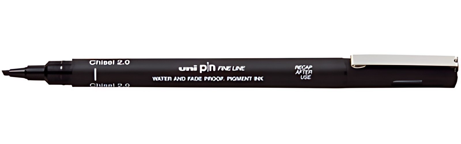 uni-ball Feutre technique PIN Chisel 2.0, noir