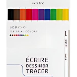 uni-ball Feutre EMOTT, set de 10 "Essential Colors"