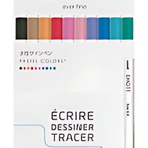 uni-ball Feutre EMOTT, set de 10 "Pastel Colors"