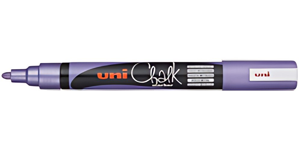 uni-ball Marqueur craie Chalk marker PWE5M violet métallique